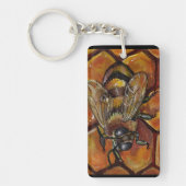 Schilderen van honingbijen sleutelhanger (Voorkant)