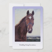 Schilderen van kastanjepaardolie kaart (Voorkant)