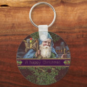  schilderen van kerstkunst sleutelhanger (Voorkant)