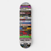 Schilderen van klassieke VHS-tapes Persoonlijk Skateboard (Voorkant)