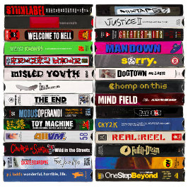 Schilderen van klassieke VHS-tapes Persoonlijk Skateboard