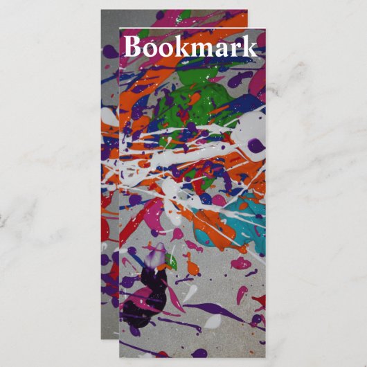 Schilderen van koekjesblad - Bladwijzer (Voorkant / Achterkant)