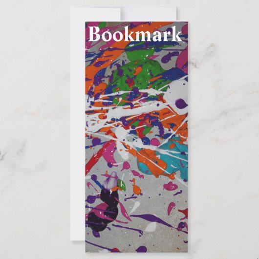 Schilderen van koekjesblad - Bladwijzer (Voorkant)