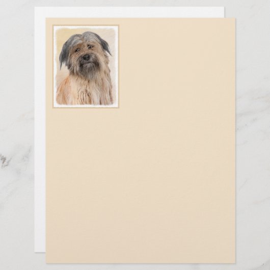 Schilderen van kuddes van Pyrenean - Kute Original (Voorkant / Achterkant)