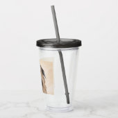 Schilderen van kuddes van Pyrenean - Kute Original Acryl Drinkbeker (Links)