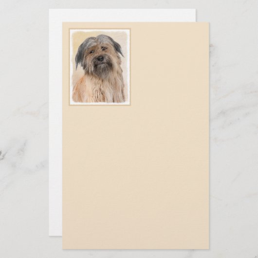 Schilderen van kuddes van Pyrenean - Kute Original Briefpapier (Voorkant / Achterkant)