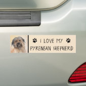 Schilderen van kuddes van Pyrenean - Kute Original Bumpersticker (Op auto)