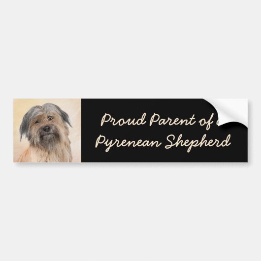 Schilderen van kuddes van Pyrenean - Kute Original Bumpersticker (Voorkant)