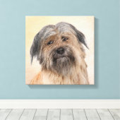 Schilderen van kuddes van Pyrenean - Kute Original Canvas Afdruk (Insitu (Houten vloer))