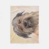 Schilderen van kuddes van Pyrenean - Kute Original Fleece Deken (Voorkant)