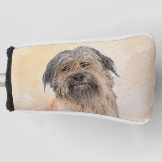 Schilderen van kuddes van Pyrenean - Kute Original Golfheadcover (Voorkant)