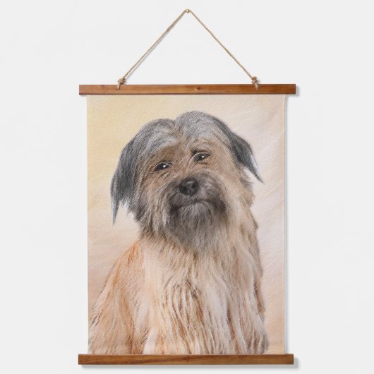 Schilderen van kuddes van Pyrenean - Kute Original Hangend Wandkleed (Voorkant)