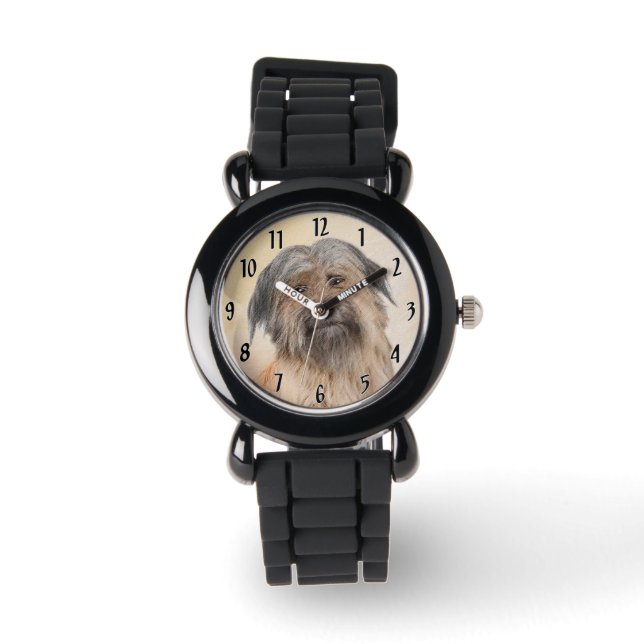 Schilderen van kuddes van Pyrenean - Kute Original Horloge (Voorkant)