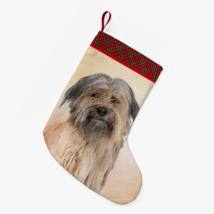 Schilderen van kuddes van Pyrenean - Kute Original Kleine Kerstsok