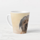 Schilderen van kuddes van Pyrenean - Kute Original Latte Mok (Linkerhoek)