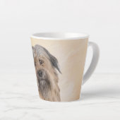 Schilderen van kuddes van Pyrenean - Kute Original Latte Mok (Rechterhoek)