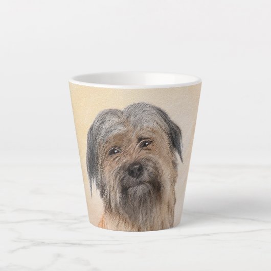 Schilderen van kuddes van Pyrenean - Kute Original Latte Mok (Voorkant)