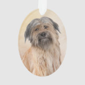 Schilderen van kuddes van Pyrenean - Kute Original Ornament (achterkant)