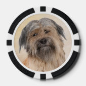 Schilderen van kuddes van Pyrenean - Kute Original Poker Chips (Voorkant)