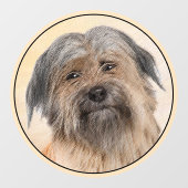 Schilderen van kuddes van Pyrenean - Kute Original Raamsticker (Vel)