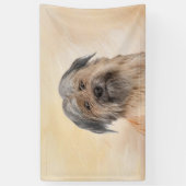 Schilderen van kuddes van Pyrenean - Kute Original Spandoek (Verticaal)