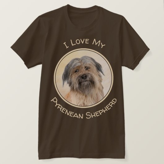Schilderen van kuddes van Pyrenean - Kute Original T-shirt (Design voorkant)