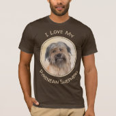 Schilderen van kuddes van Pyrenean - Kute Original T-shirt (Voorkant)
