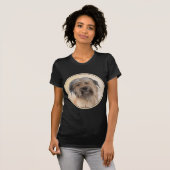 Schilderen van kuddes van Pyrenean - Kute Original T-shirt (Voorkant volledig)