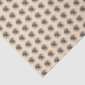 Schilderen van kuddes van Pyrenean - Kute Original Tissuepapier (Detail)