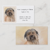 Schilderen van kuddes van Pyrenean - Kute Original Visitekaartje (Voorkant / Achterkant)