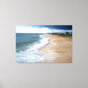 Schilderen van lagler Beach Shoreline Canvas Afdruk