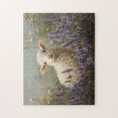 Schilderen van lamsvlees en lavendel legpuzzel (Verticaal)