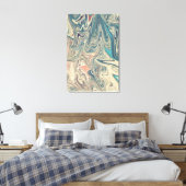 Schilderen van land en rivieren | Beste abstracte  Canvas Afdruk (Insitu (Slaapkamer))