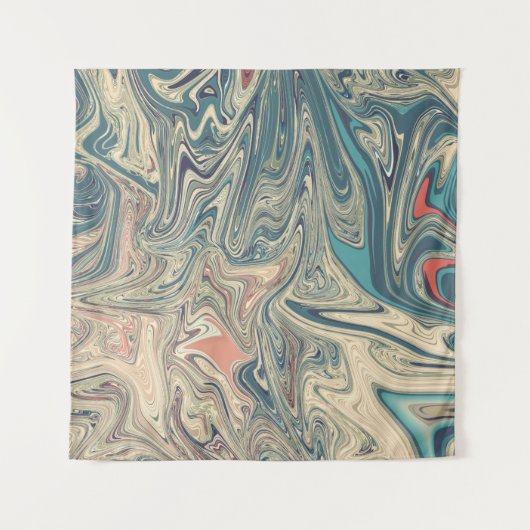 Schilderen van land en rivieren | Beste abstracte  Wandkleed (Voorkant)