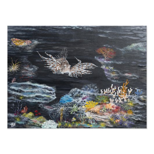 Schilderen van leeuwen op foto afdruk (Voorkant)