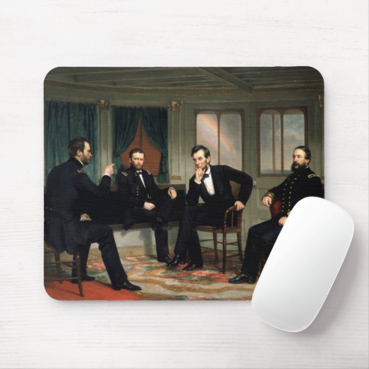 Schilderen van leiders van de burgeroorlog muismat (Met muis)