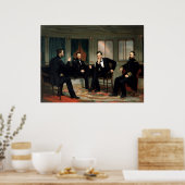 Schilderen van leiders van de burgeroorlog poster (Keuken)