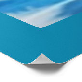 Schilderen van paarden in het zee-Poster Poster (Hoek)