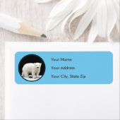 Schilderen van poolBeren - Oorspronkelijke wildern Etiket (Insitu)