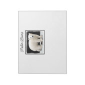 Schilderen van poolBeren - Oorspronkelijke wildern Notitieblok (Linkerzijde)