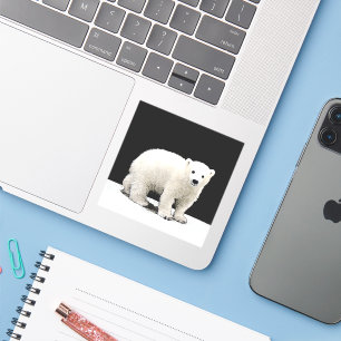 Schilderen van poolBeren - Oorspronkelijke wildern Sticker