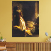 schilderen van prinses Tarakanova Canvas Afdruk (Insitu (Woonkamer))