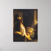 schilderen van prinses Tarakanova Canvas Afdruk (Voorkant)