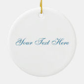 Schilderen van rode, gladde, dikkere, blauwe vlind keramisch ornament (Achterkant)