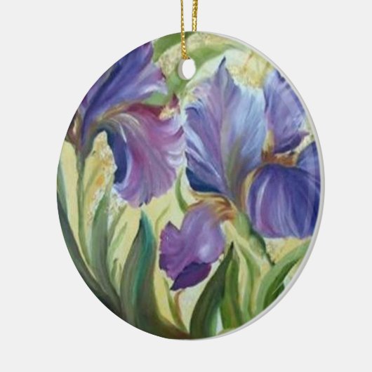 Schilderen van romantische irisis keramisch ornament (Links)