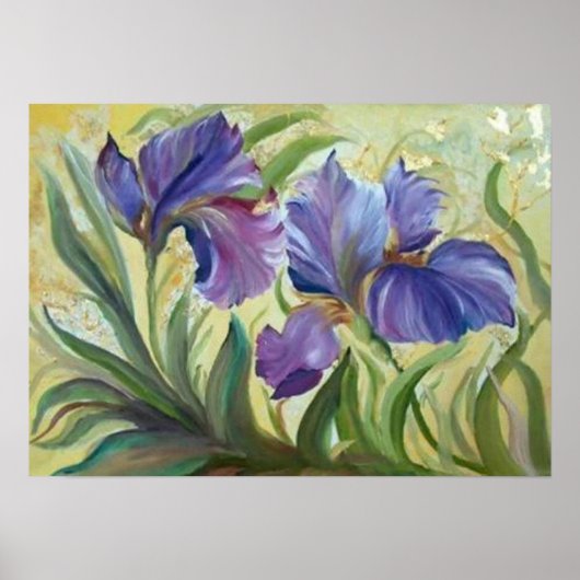 Schilderen van romantische irisis poster (Voorkant)