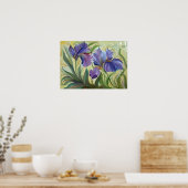Schilderen van romantische irisis poster (Keuken)