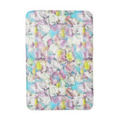 Schilderen van roze, gele en witte rozen badmat (Voorkant Verticaal)