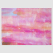 Schilderen van roze waterverf abstracte kunst tissuepapier (Voorkant)