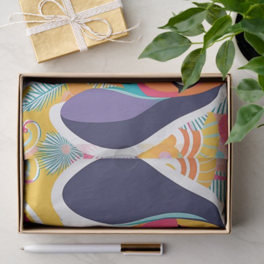 Schilderen van schattige levendige teckel tissuepapier (Geschenk)